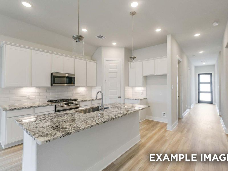 Furnished interior view inside a new home in Enclave at Newport, Crosby (Image 9).