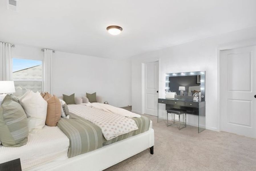 Representative furnished interior of a home built from the Seville II by True Homes in Colvin Park, Rock Hill (Image 26).