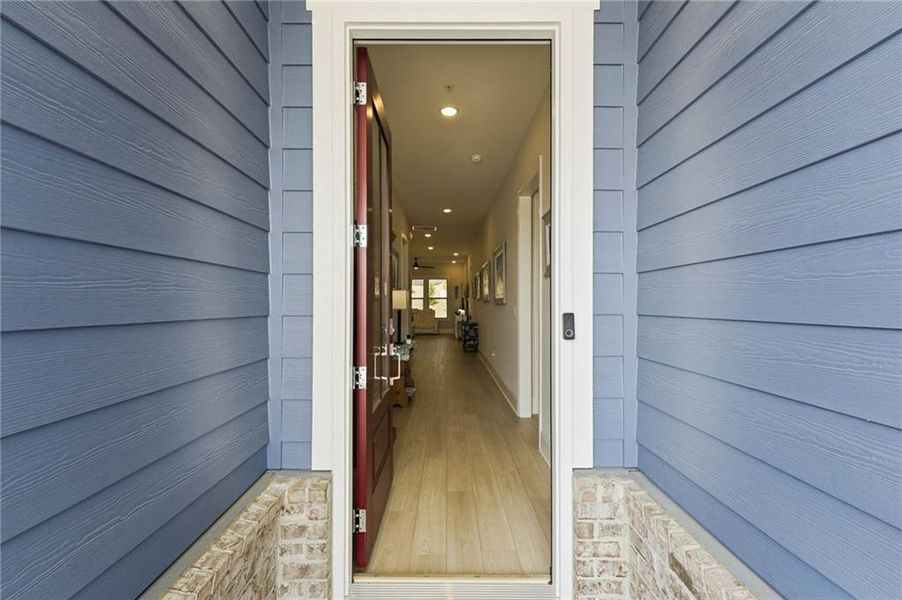 Exterior details and patio area of a home in The Reserve at Bells Ferry, Kennesaw (Image 24). Exterior details and patio area of a home in The Reserve at Bells Ferry, Kennesaw (Image 24).