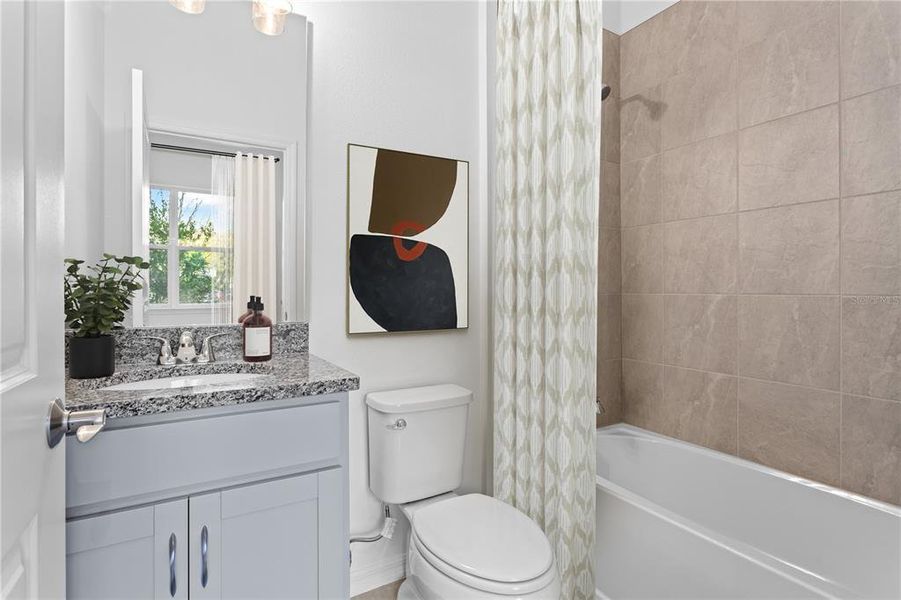 Furnished interior view inside a new home in , Tampa (Image 19). Furnished interior view inside a new home in , Tampa (Image 19).