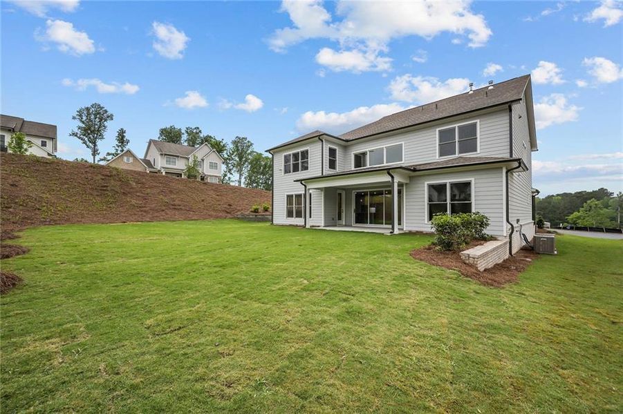 Front exterior of a new home in Ellis, Marietta, GA, highlighting curb appeal (Image 22).