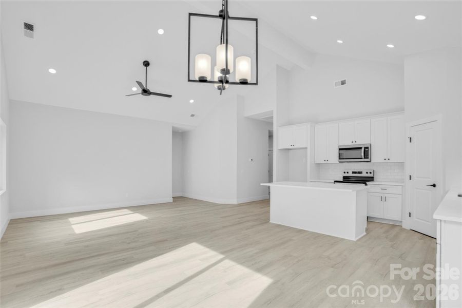 Spacious, unfurnished interior of a new home in , Bessemer City (Image 25).
