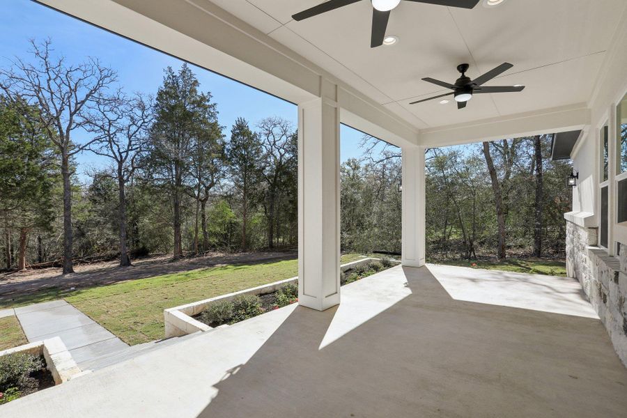 Exterior details and patio area of a home in , Elgin (Image 25).