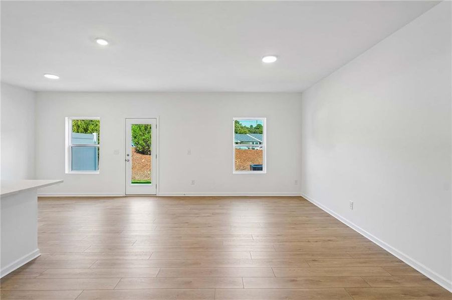 Spacious, unfurnished interior of a new home in Leydenview, Mableton (Image 17). Spacious, unfurnished interior of a new home in Leydenview, Mableton (Image 17).