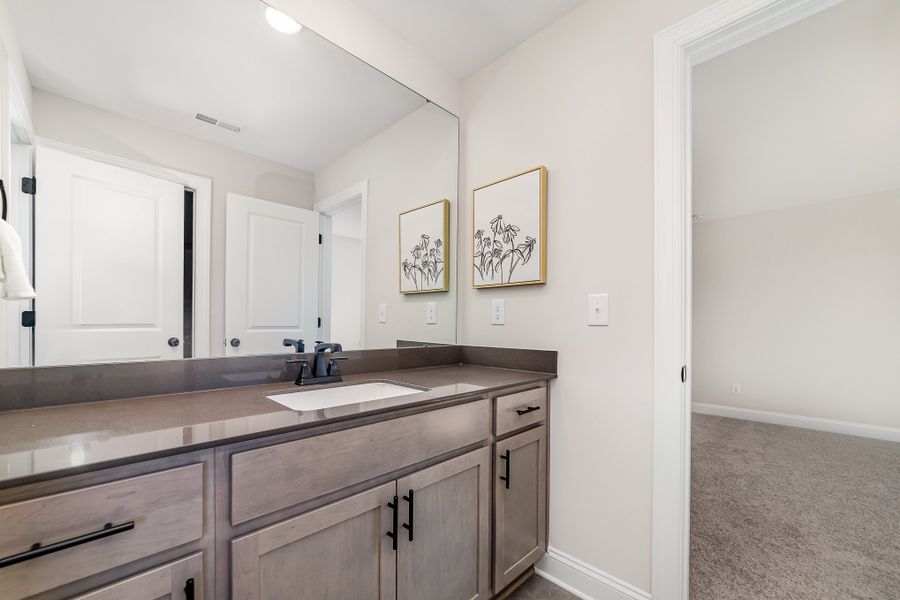 Representative furnished interior of a home built from the Madison by Greybrook Homes in Harbor Watch, Statesville (Image 29).