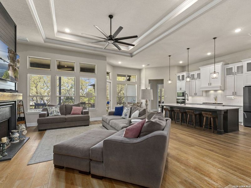Furnished interior view inside a new home in Potranco Acres, Castroville (Image 10).