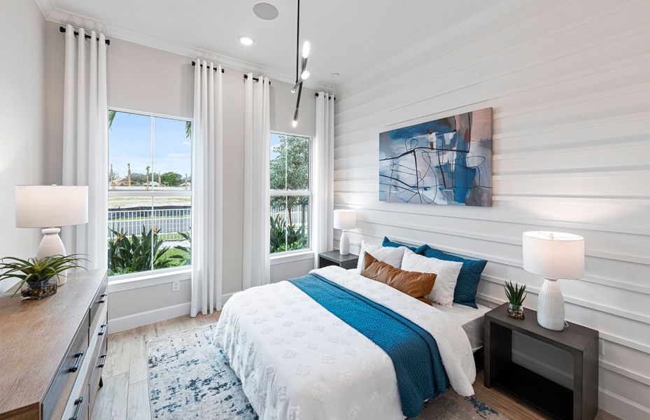 Furnished interior view inside a new home in Del Webb Tradition, Port St. Lucie (Image 6).