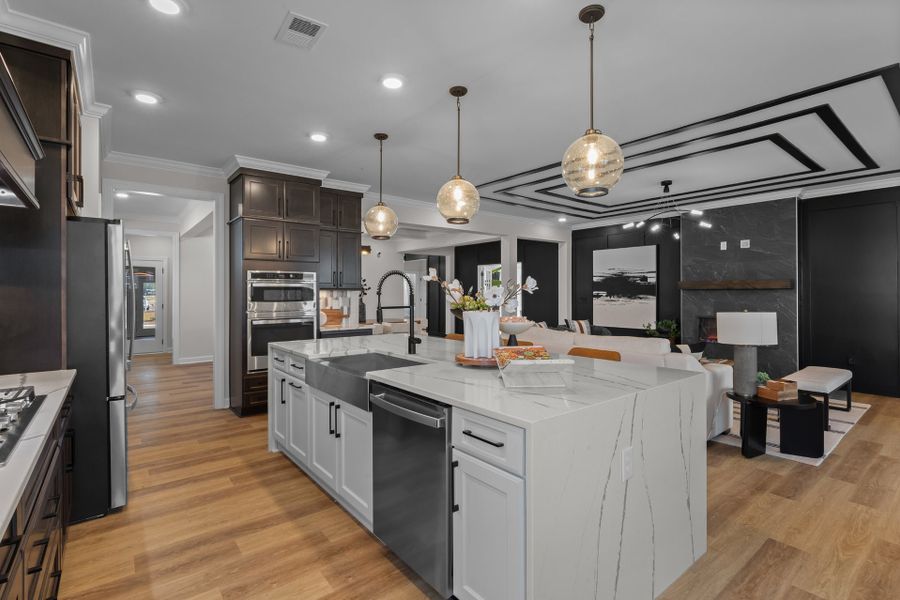 Representative furnished interior of a home built from the The Sand Dollar by Chesapeake Homes in Coastal Club of the Carolinas, Calabash (Image 39).
