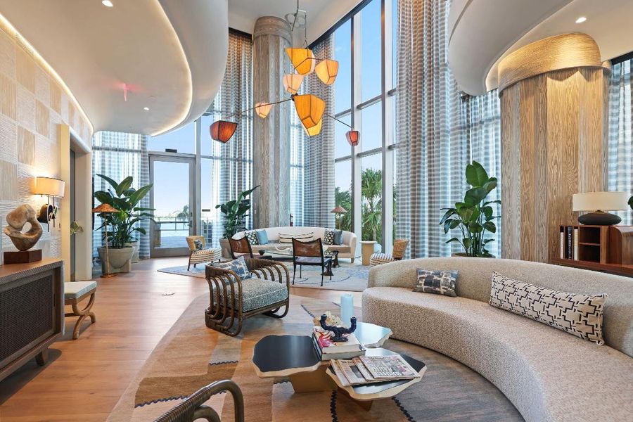 Forte on Flagler Amenity Lounge Area