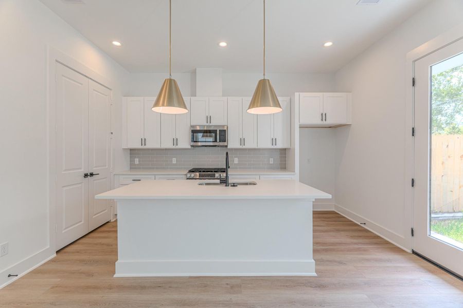Furnished interior view inside a new home in , Houston (Image 7).