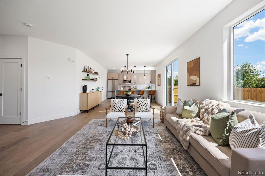 Furnished interior view inside a new home in , Wheat Ridge (Image 24).