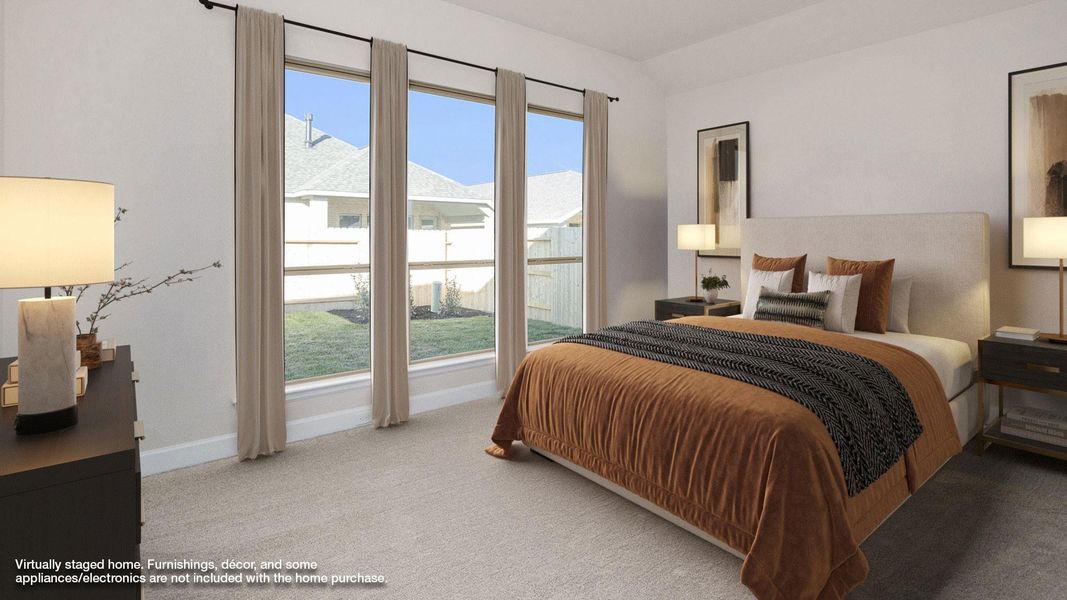 Furnished interior view inside a new home in Escondido 45', Magnolia (Image 4).