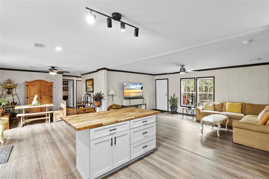 Furnished interior view inside a new home in , Okeechobee (Image 9).