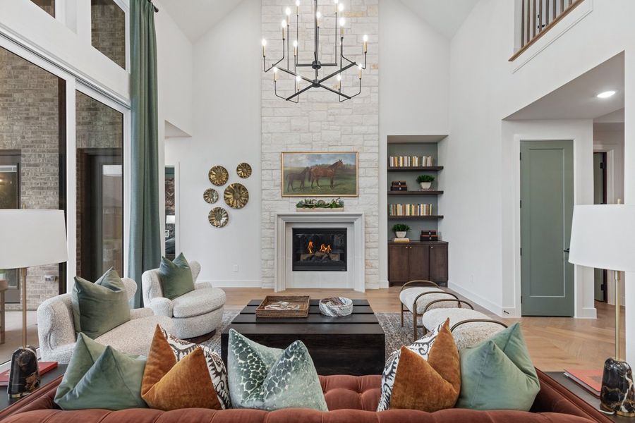 Representative Family Room - some options shown