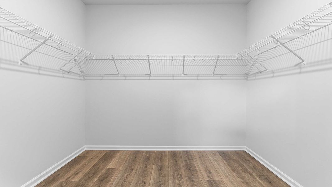 Spacious, unfurnished interior of a new home in The Villas at Kinsley, Jamestown (Image 21).