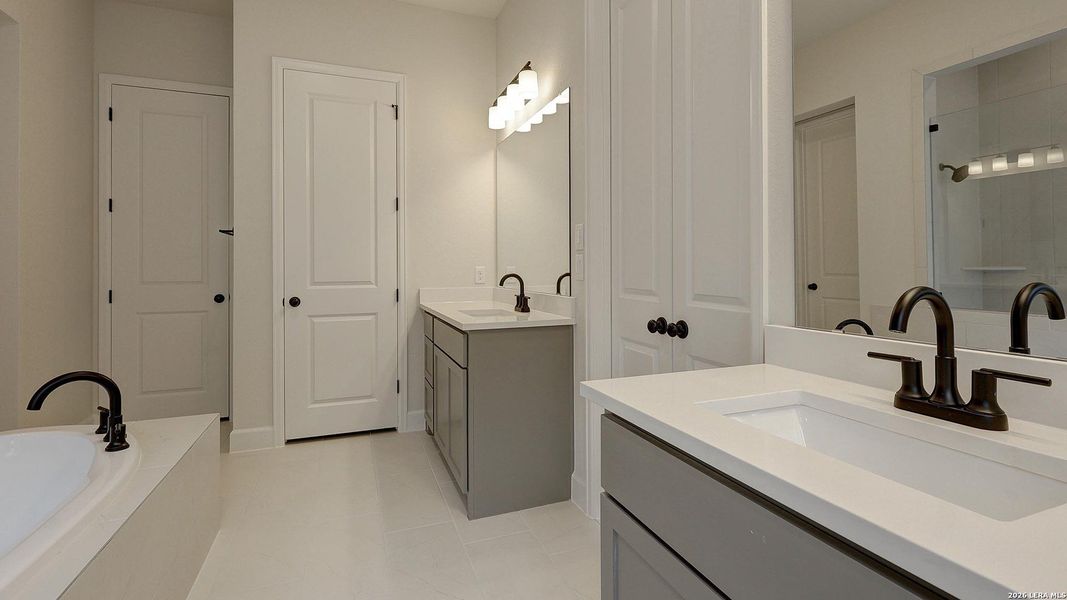 Furnished interior view inside a new home in Alsatian Oaks, Castroville (Image 20).