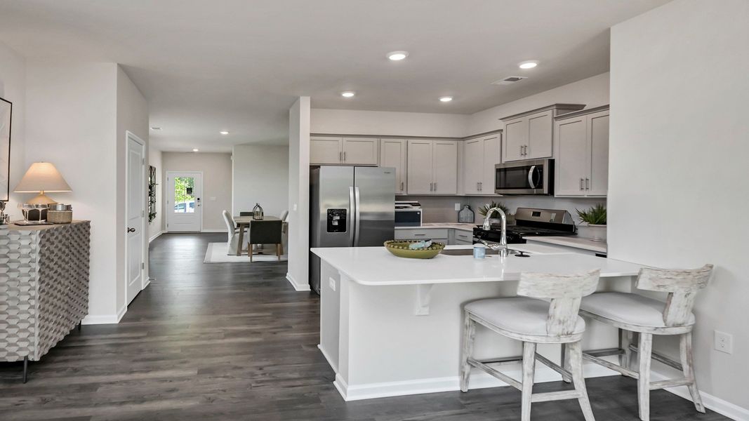 Representative furnished interior of a home built from the ALLEX by D.R. Horton in Leatherstone, Blythewood (Image 16).