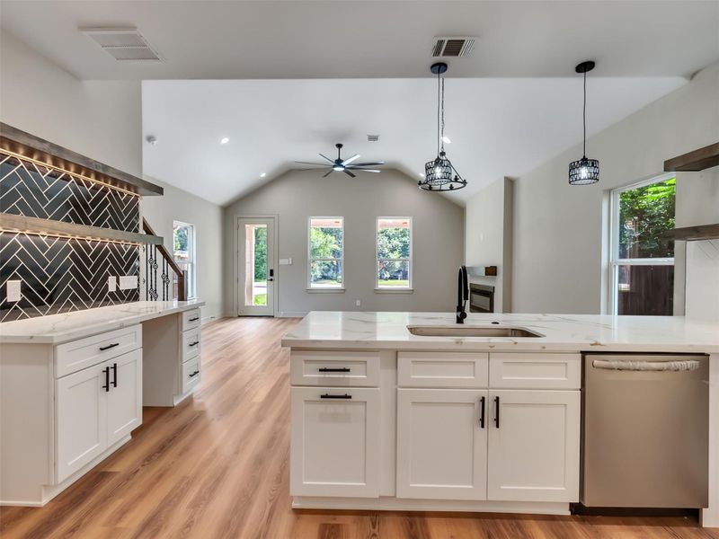 Furnished interior view inside a new home in , Willis (Image 4).