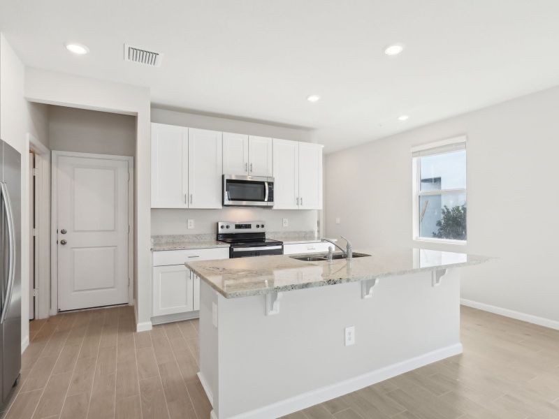 Kitchen in the Sandpiper End floorplan