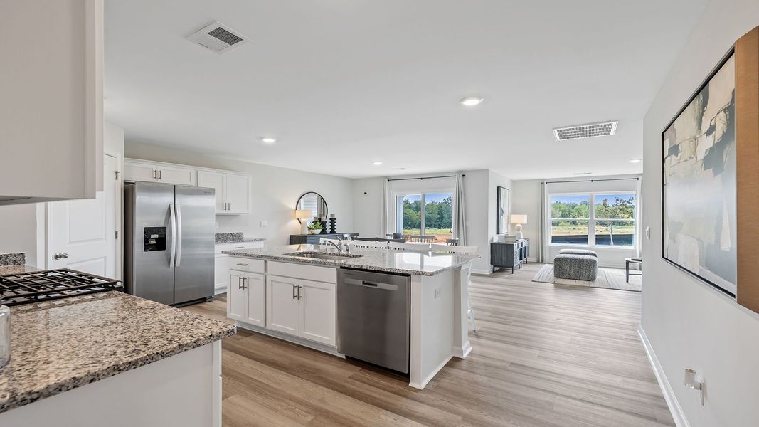 Furnished interior view inside a new home in Waverly Station, Greenwood (Image 13).