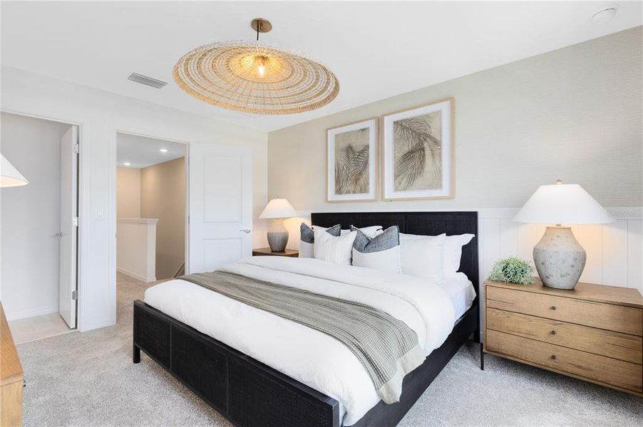 Furnished interior view inside a new home in Harbor Square, Palm Bay (Image 23).