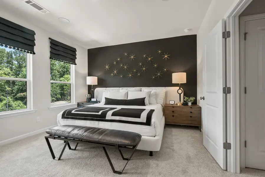 Furnished interior view inside a new home in Alder Creek, Cumming (Image 4).