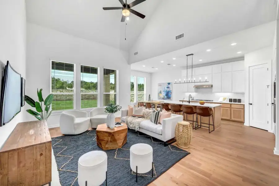 Representative Family Room - some options shown
