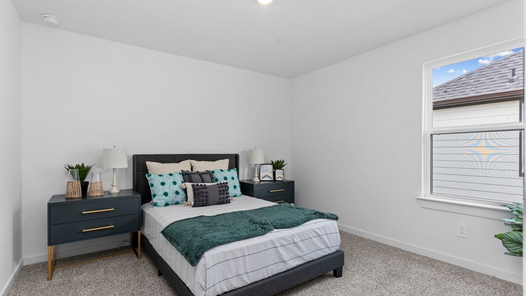Furnished interior view inside a new home in Tamarron, Fulshear (Image 39).
