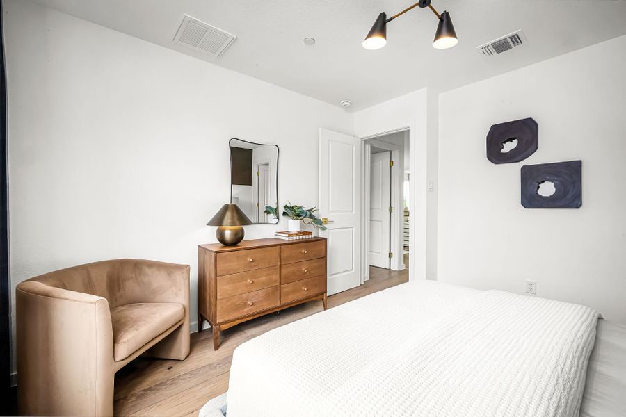 Representative furnished interior of a home built from the Waller by Pulte Homes in Monarch on Main, Round Rock (Image 35). Representative furnished interior of a home built from the Waller by Pulte Homes in Monarch on Main, Round Rock (Image 35).