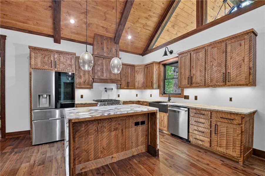 Furnished interior view inside a new home in , Ellijay (Image 5).