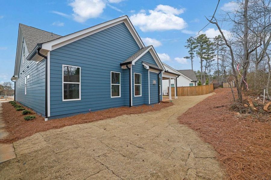 Exterior details and patio area of a home in , Holly Springs (Image 27).