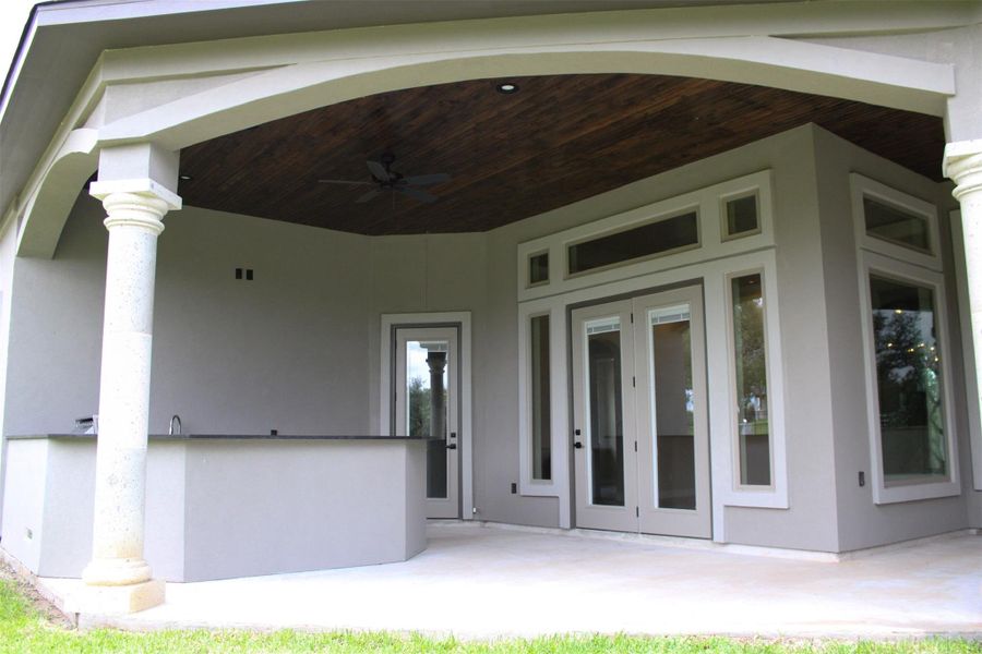 Exterior details and patio area of a home in , Belton (Image 19). Exterior details and patio area of a home in , Belton (Image 19).