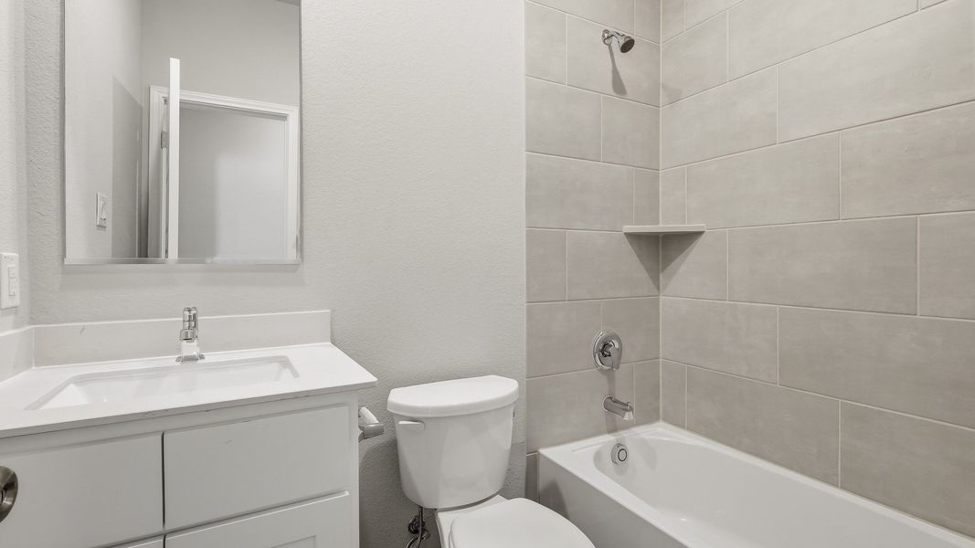 Secondary bathroom