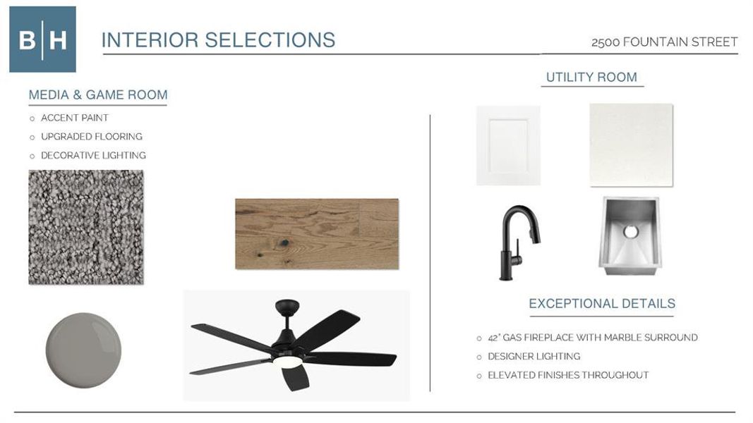 Sample of building materials used in homes in , Prosper (Image 3).