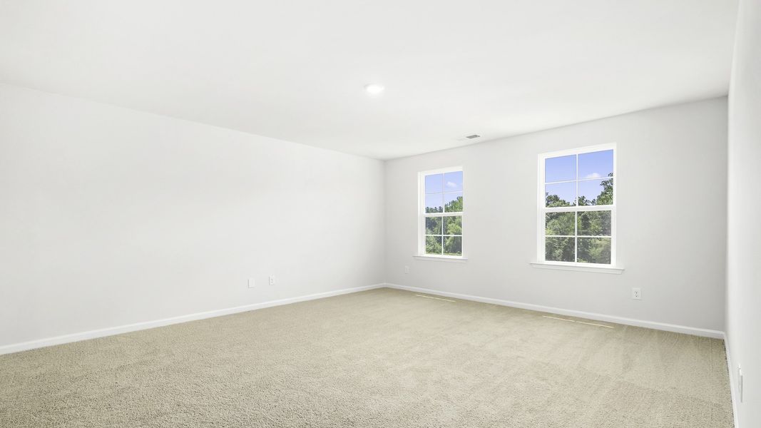 Spacious, unfurnished interior of a new home in Collett Farm, Trinity (Image 17). Spacious, unfurnished interior of a new home in Collett Farm, Trinity (Image 17).