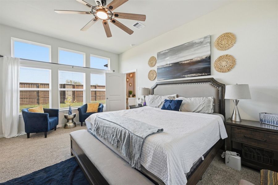 Furnished interior view inside a new home in Oakwood Estates, Waller (Image 14).