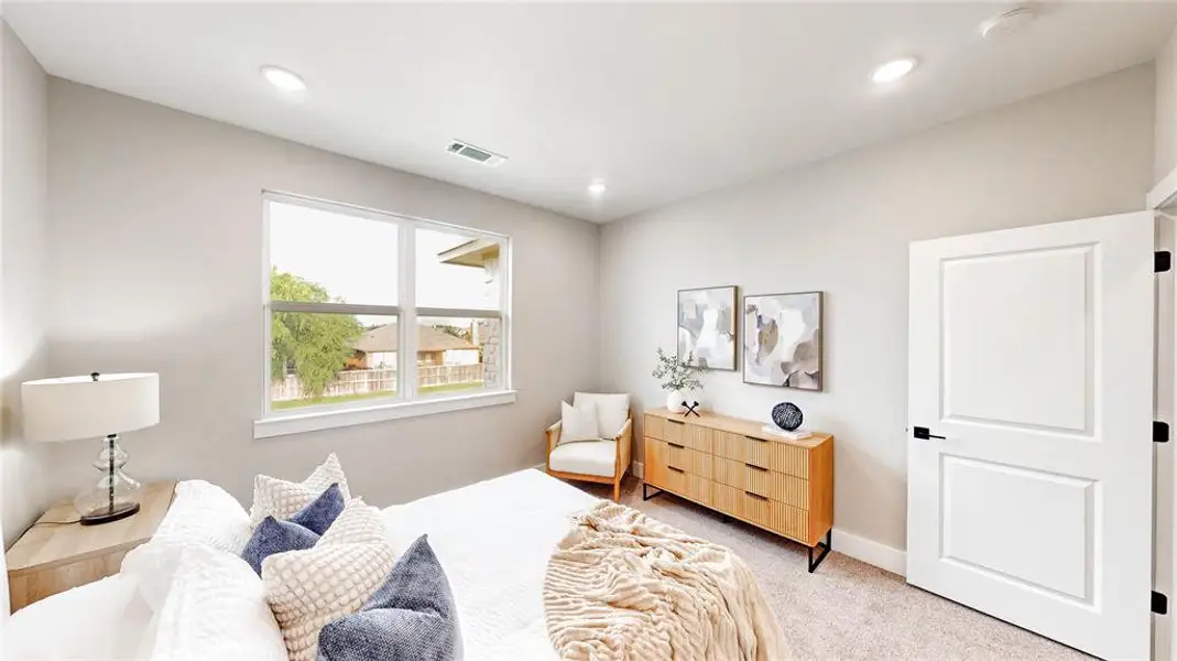 Furnished interior view inside a new home in , Denton (Image 5).