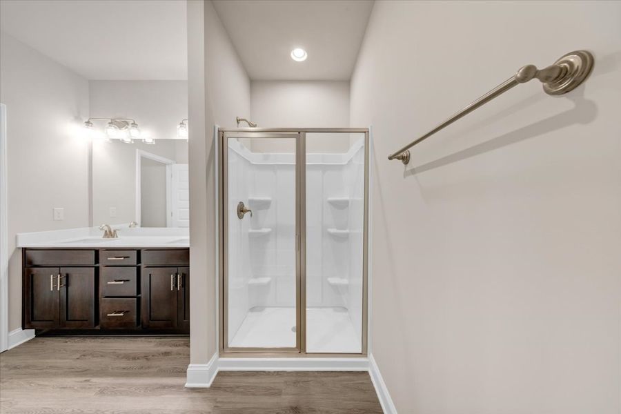 Furnished interior view inside a new home in Scarlett Place, Bowdon (Image 12).
