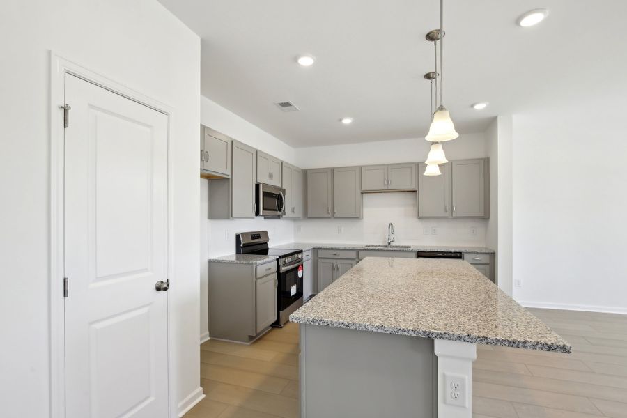 Furnished interior view inside a new home in Wilson Meadows, Clarksville (Image 5).