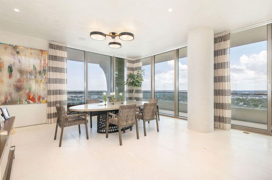 Furnished interior view inside a new home in , West Palm Beach (Image 10).