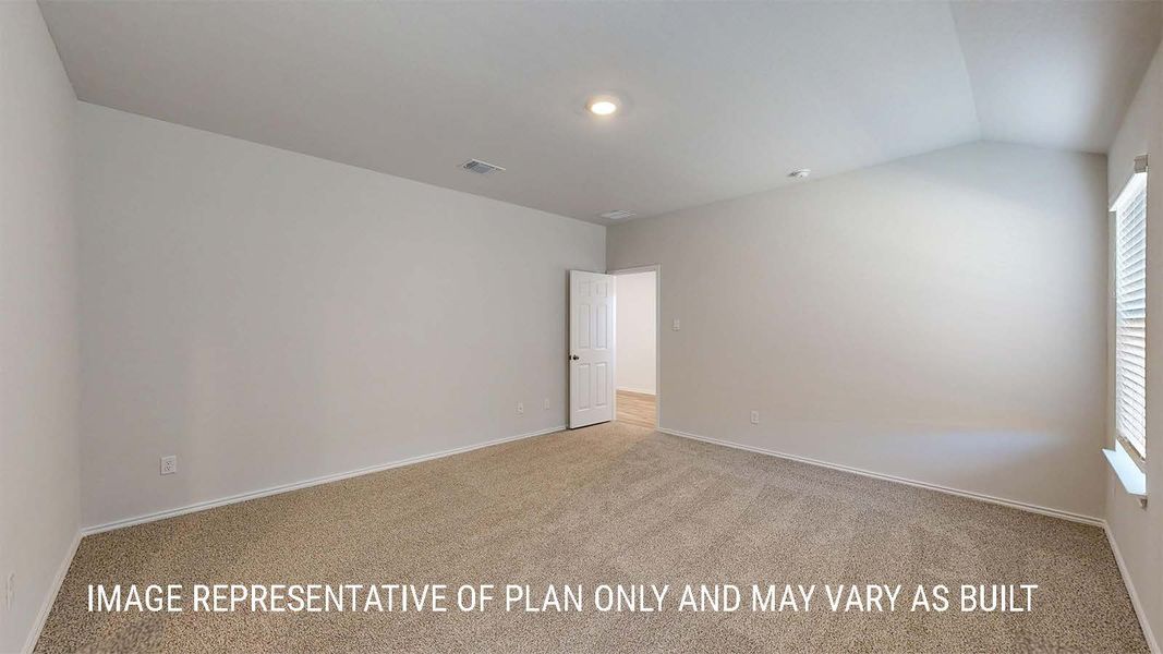 Spacious, unfurnished interior of a new home in The Villages at Schwertner Ranch, Jarrell (Image 13).