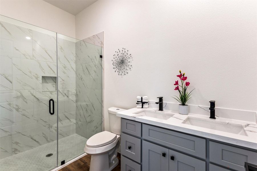 Furnished interior view inside a new home in , Spring (Image 15).