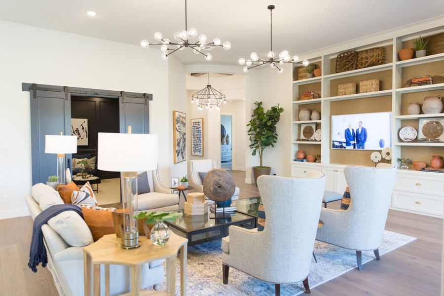 Representative furnished interior of a home built from the 6011 by Tradition Homes in Mustang Lakes, McKinney (Image 13).