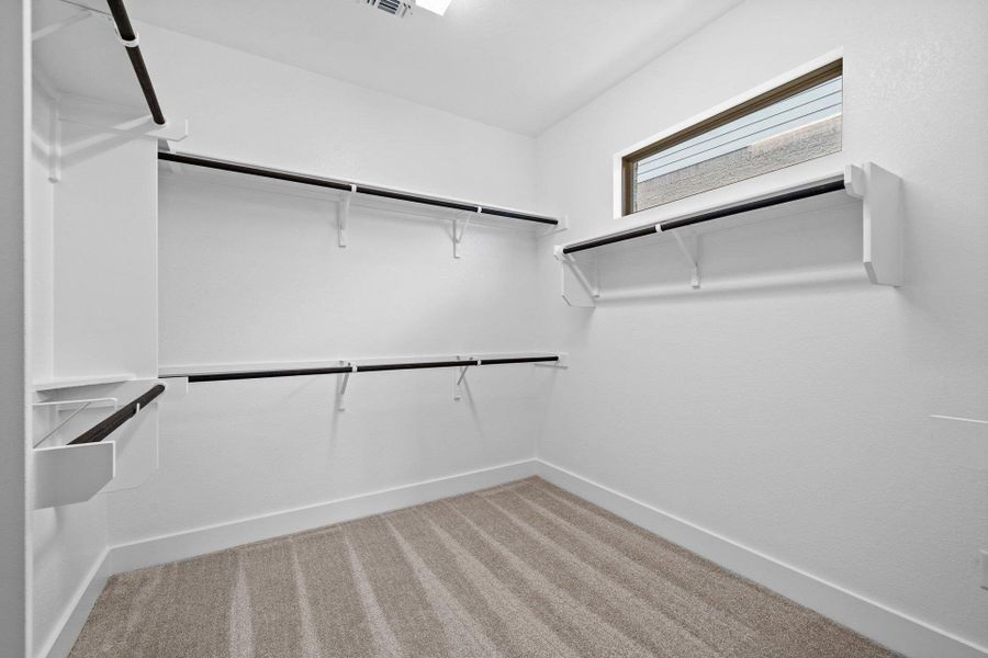 Walk-in closet in Primary Bedroom
