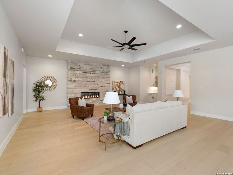 Furnished interior view inside a new home in , San Antonio (Image 35).