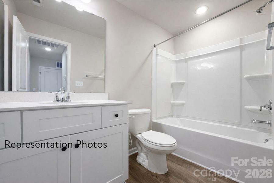 Furnished interior view inside a new home in , Charlotte (Image 7).