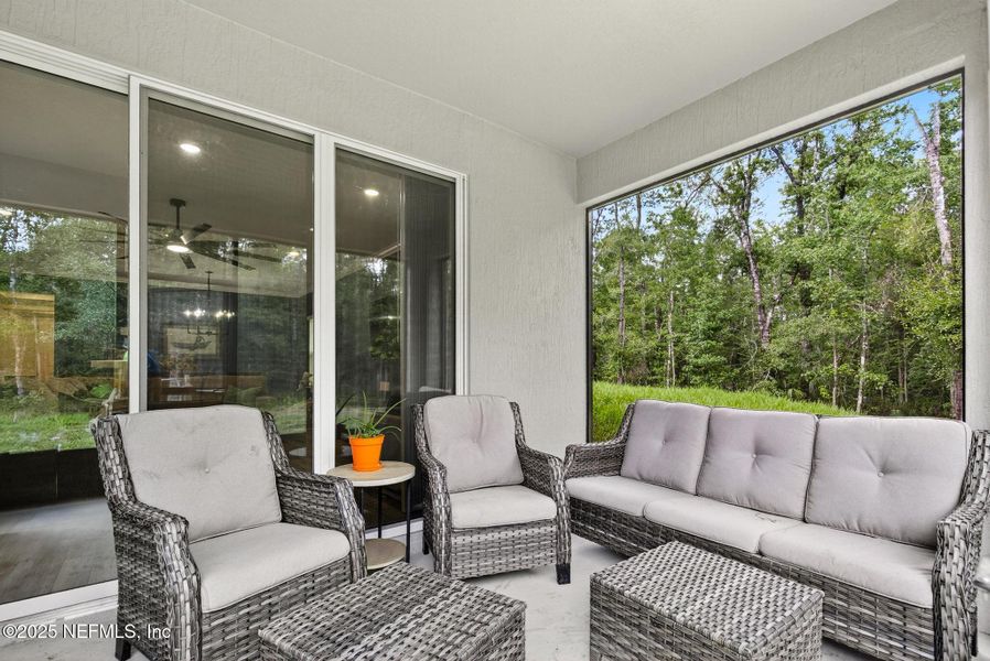 Furnished interior view inside a new home in Flagler Estates, Hastings (Image 5).