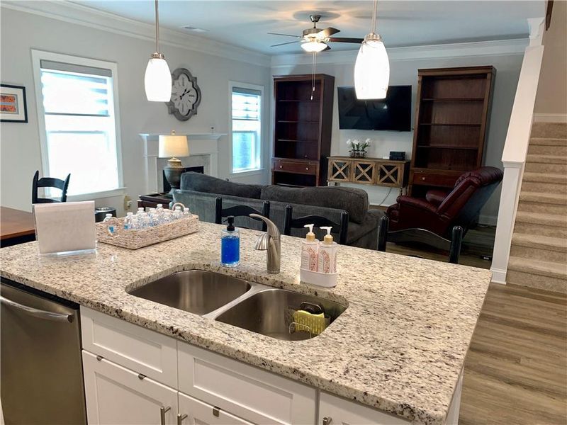 Furnished interior view inside a new home in Holiday Pines, Buford (Image 7).