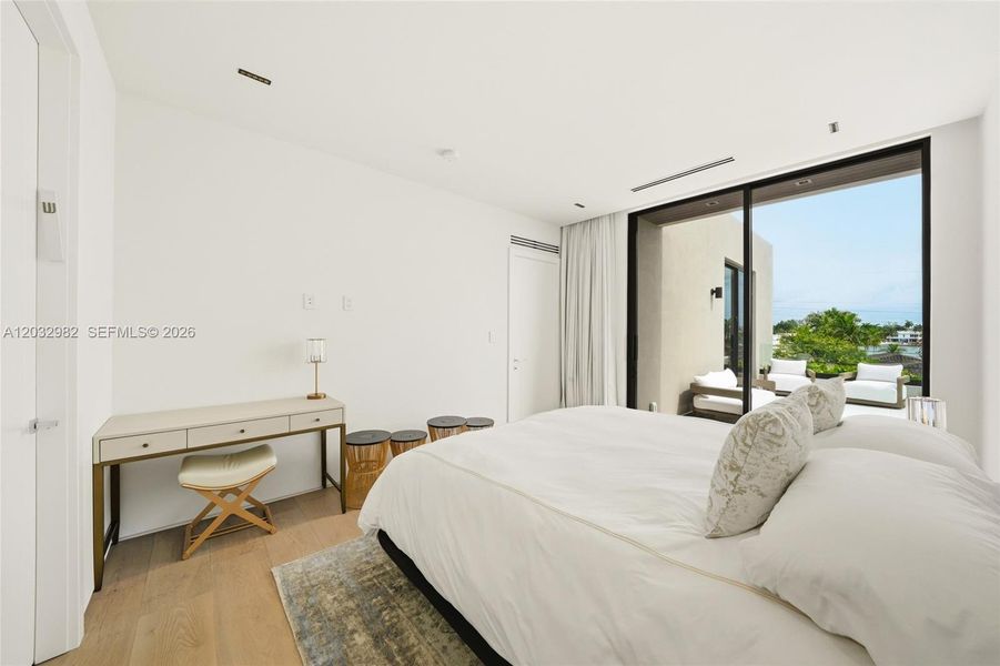 Furnished interior view inside a new home in , Miami Beach (Image 8). Furnished interior view inside a new home in , Miami Beach (Image 8).