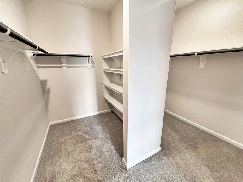 The James- Primary Bedroom Closet The James- Primary Bedroom Closet